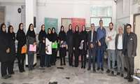 نظارت میدانی تیم معاونت درمان دانشگاه علوم پزشکی همدان از بخش‌های بیمارستان ولیعصر (عج)